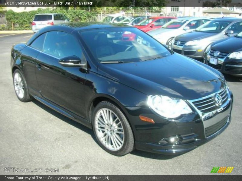Black Uni / Titan Black 2010 Volkswagen Eos Lux