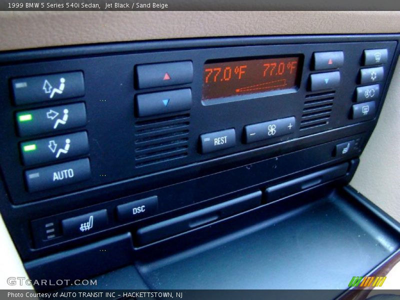 Controls of 1999 5 Series 540i Sedan