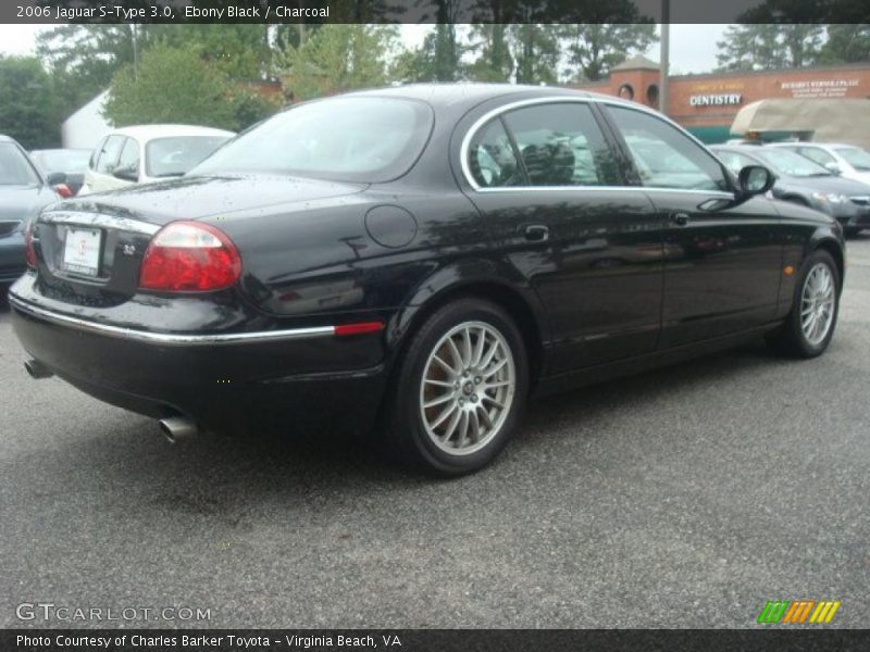 Ebony Black / Charcoal 2006 Jaguar S-Type 3.0