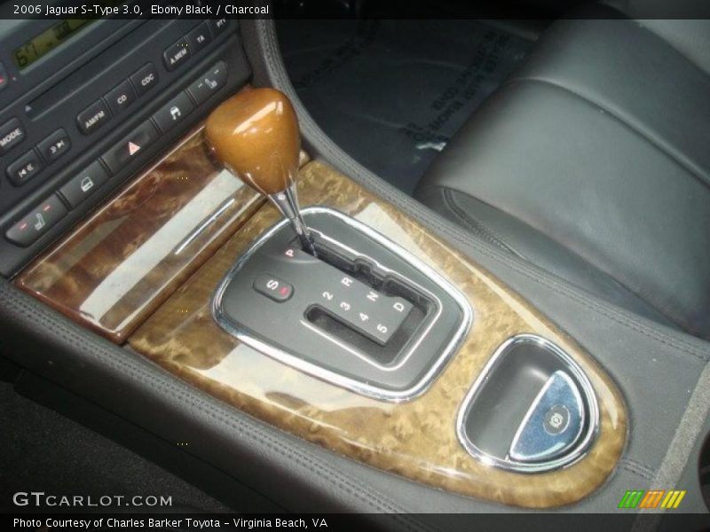 Ebony Black / Charcoal 2006 Jaguar S-Type 3.0