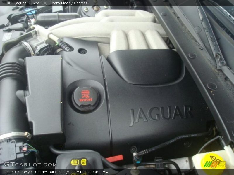 Ebony Black / Charcoal 2006 Jaguar S-Type 3.0