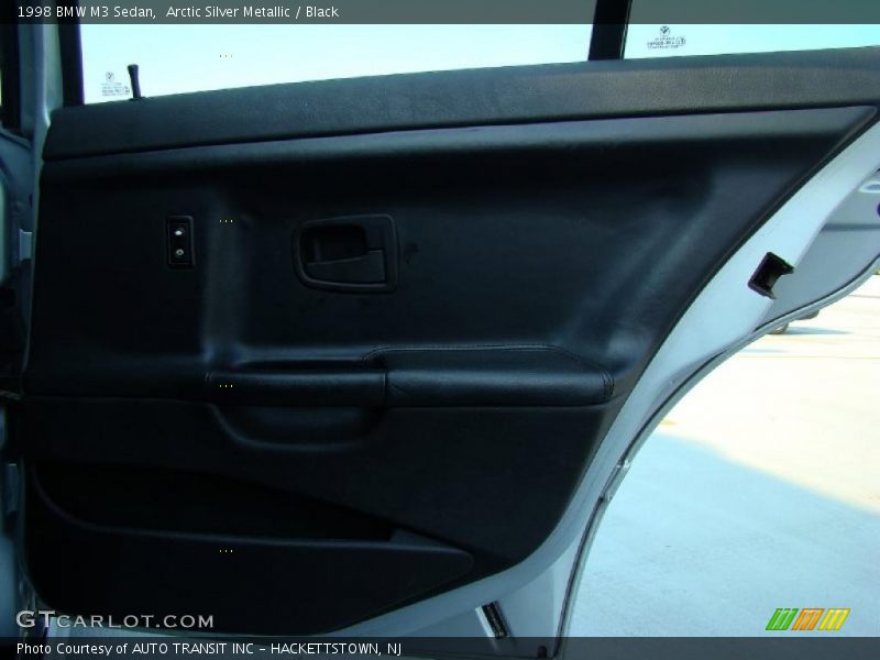 Arctic Silver Metallic / Black 1998 BMW M3 Sedan
