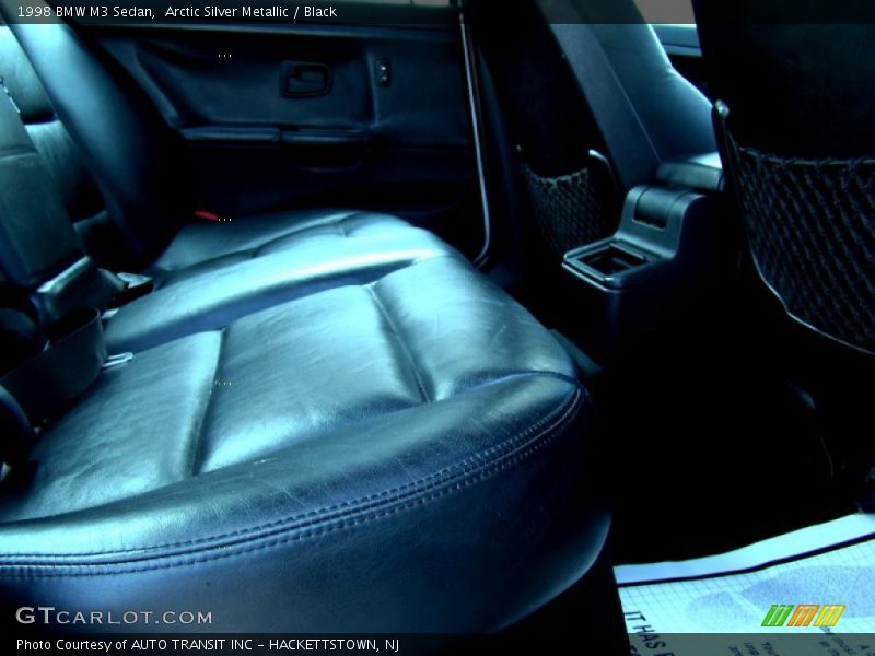 Arctic Silver Metallic / Black 1998 BMW M3 Sedan