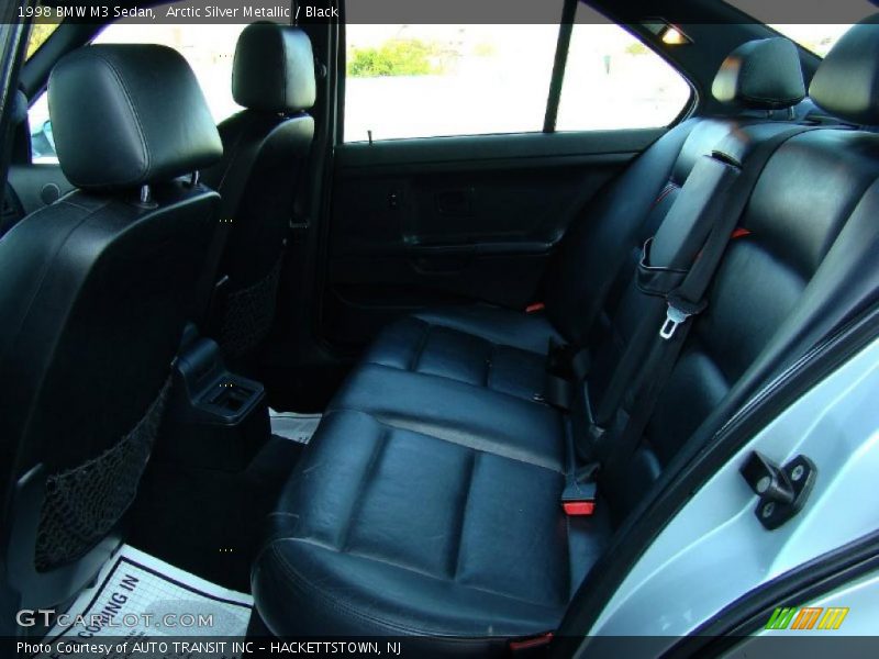 Arctic Silver Metallic / Black 1998 BMW M3 Sedan