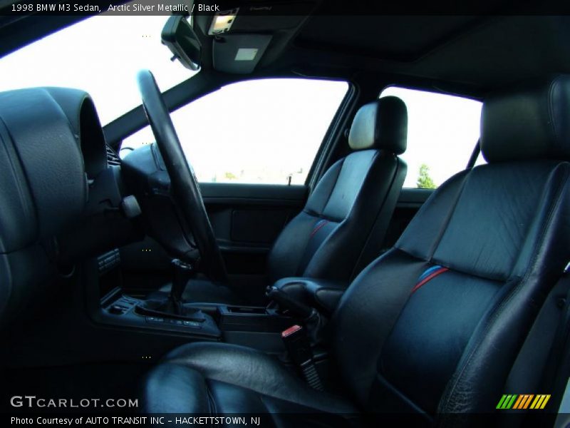 Arctic Silver Metallic / Black 1998 BMW M3 Sedan