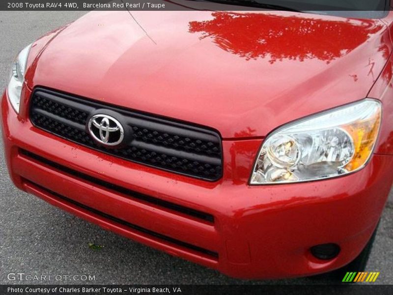 Barcelona Red Pearl / Taupe 2008 Toyota RAV4 4WD