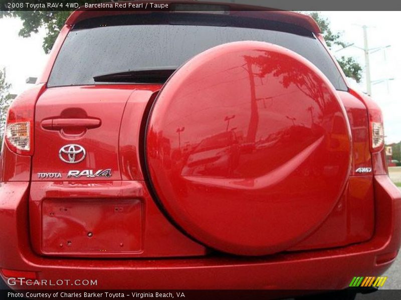 Barcelona Red Pearl / Taupe 2008 Toyota RAV4 4WD