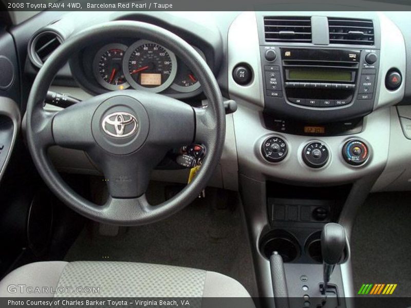 Barcelona Red Pearl / Taupe 2008 Toyota RAV4 4WD