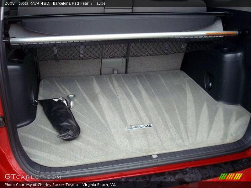 Barcelona Red Pearl / Taupe 2008 Toyota RAV4 4WD