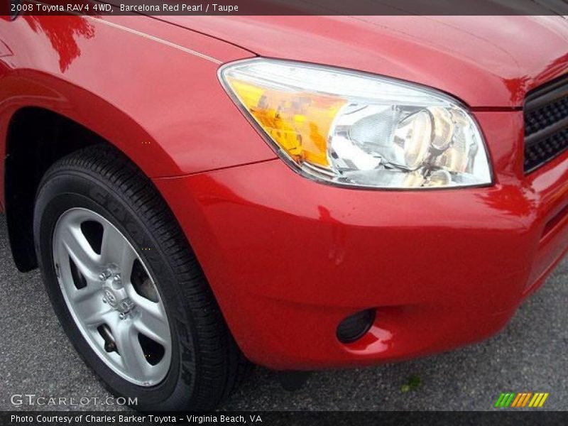 Barcelona Red Pearl / Taupe 2008 Toyota RAV4 4WD