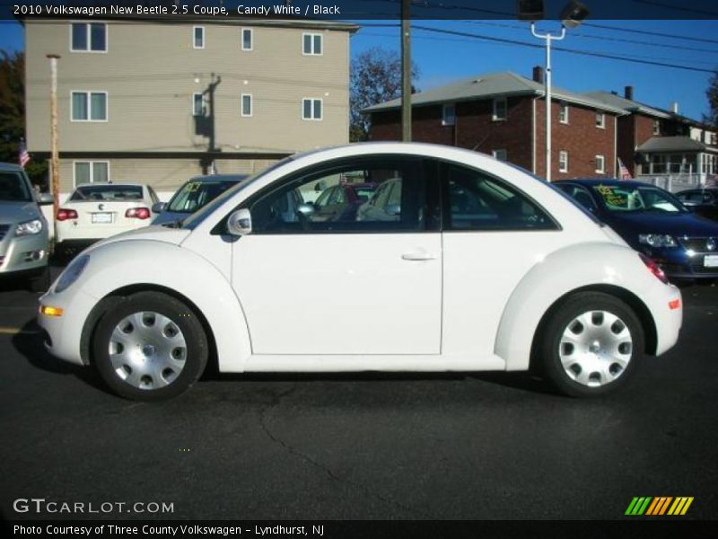 Candy White / Black 2010 Volkswagen New Beetle 2.5 Coupe
