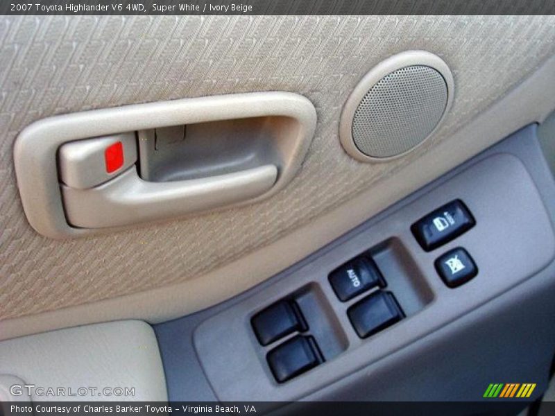 Super White / Ivory Beige 2007 Toyota Highlander V6 4WD