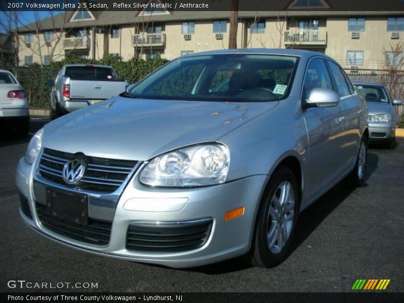 Reflex Silver Metallic / Anthracite 2007 Volkswagen Jetta 2.5 Sedan