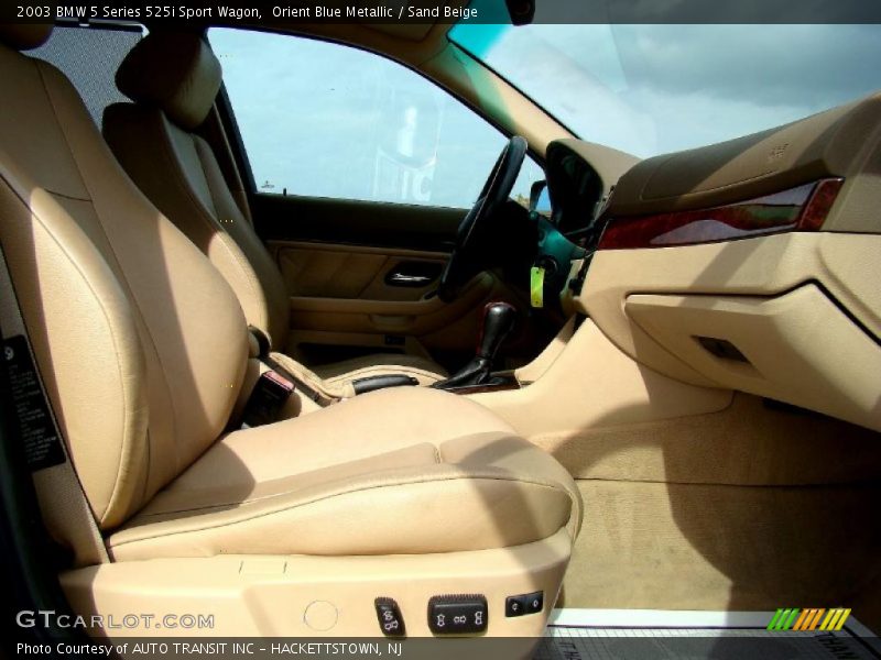 Orient Blue Metallic / Sand Beige 2003 BMW 5 Series 525i Sport Wagon