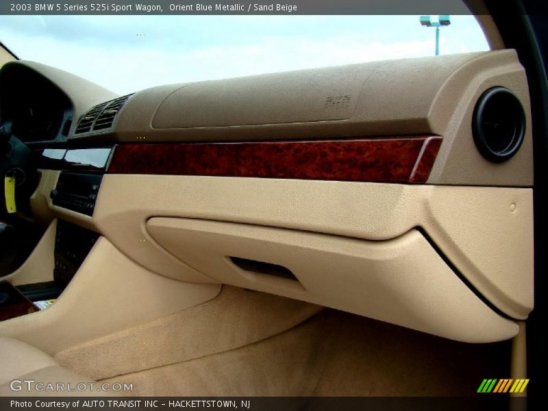 Orient Blue Metallic / Sand Beige 2003 BMW 5 Series 525i Sport Wagon