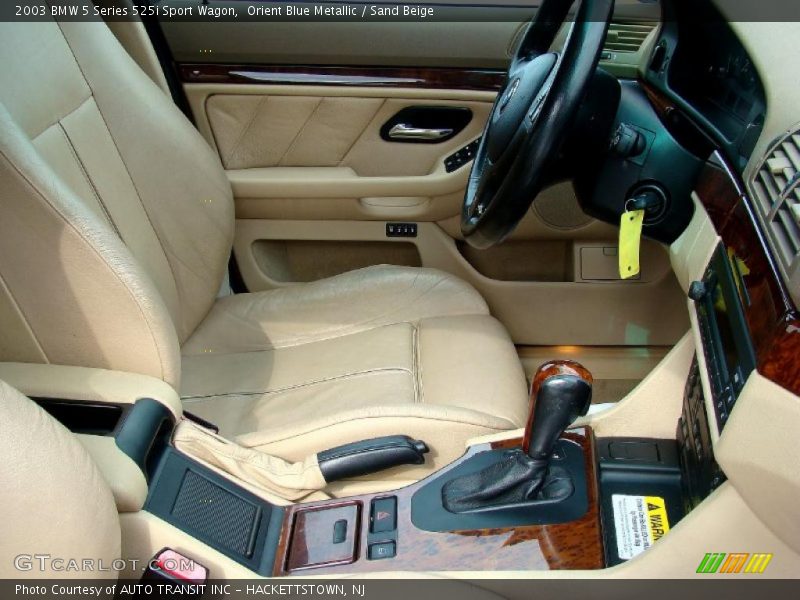 Orient Blue Metallic / Sand Beige 2003 BMW 5 Series 525i Sport Wagon