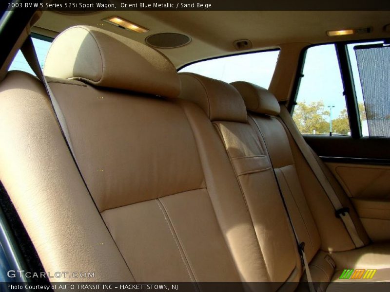 Orient Blue Metallic / Sand Beige 2003 BMW 5 Series 525i Sport Wagon