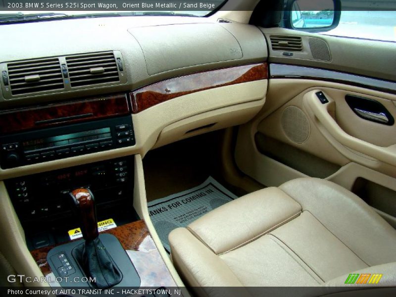 Orient Blue Metallic / Sand Beige 2003 BMW 5 Series 525i Sport Wagon