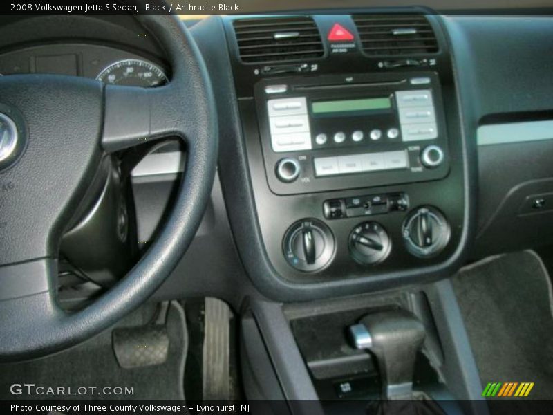 Black / Anthracite Black 2008 Volkswagen Jetta S Sedan