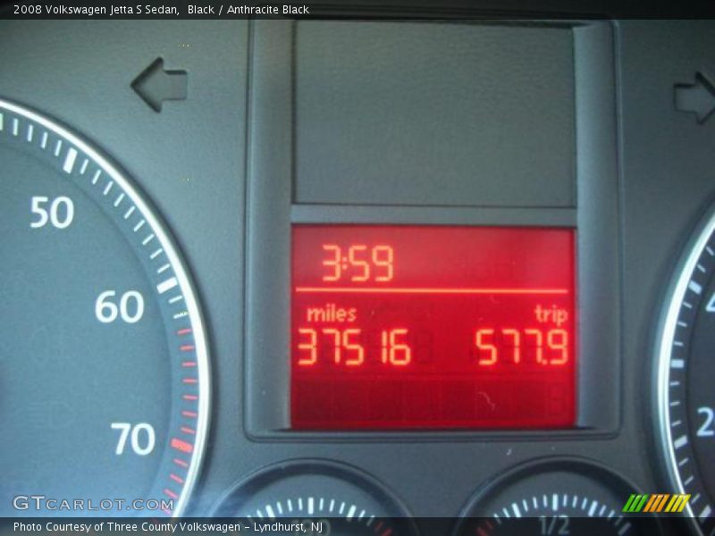 Black / Anthracite Black 2008 Volkswagen Jetta S Sedan