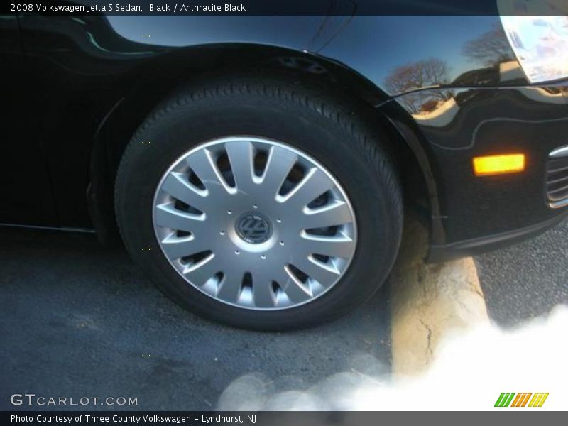 Black / Anthracite Black 2008 Volkswagen Jetta S Sedan