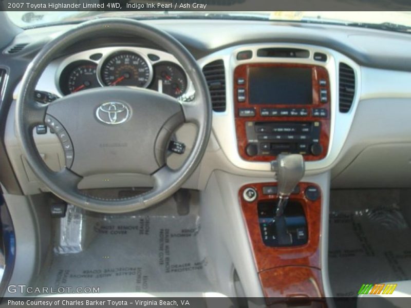 Indigo Ink Pearl / Ash Gray 2007 Toyota Highlander Limited 4WD