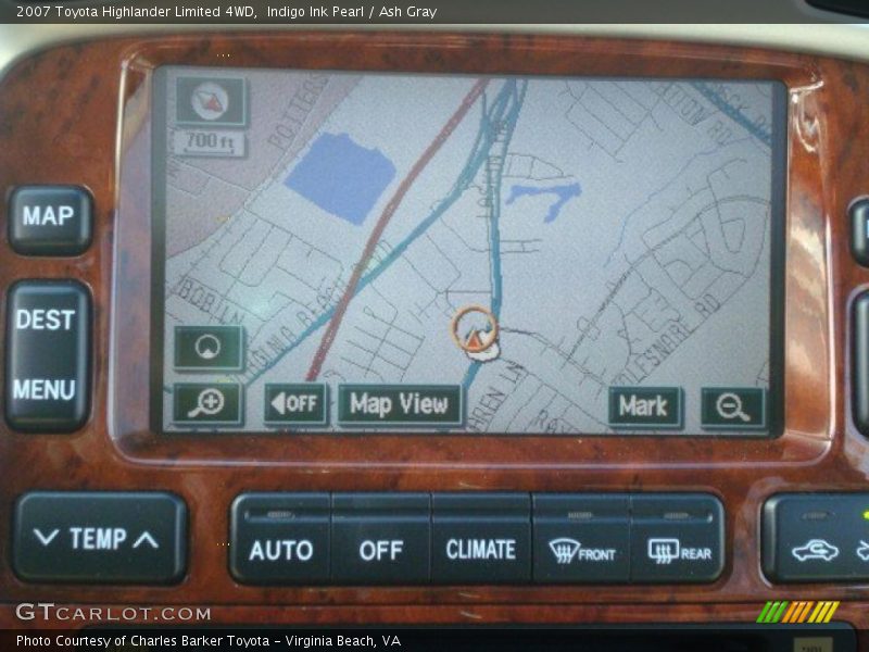 Indigo Ink Pearl / Ash Gray 2007 Toyota Highlander Limited 4WD
