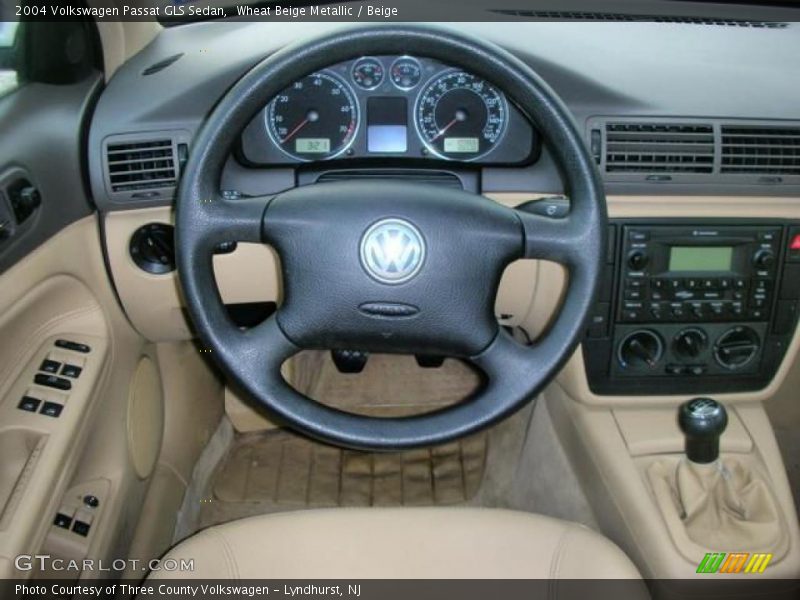 Wheat Beige Metallic / Beige 2004 Volkswagen Passat GLS Sedan