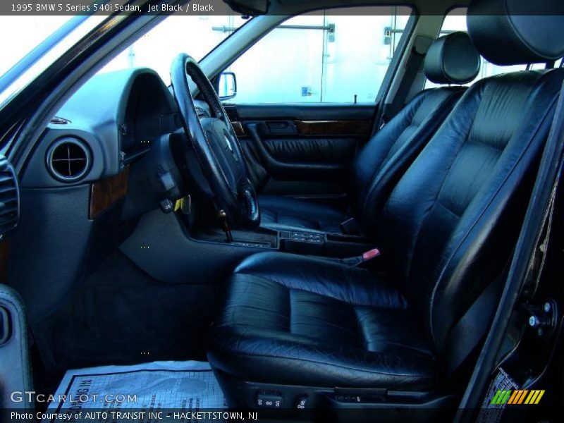Jet Black / Black 1995 BMW 5 Series 540i Sedan