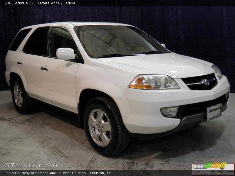 Taffeta White / Saddle 2003 Acura MDX