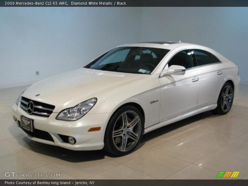 Diamond White Metallic / Black 2009 Mercedes-Benz CLS 63 AMG