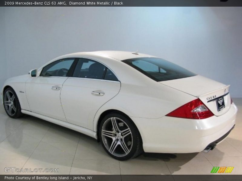 Diamond White Metallic / Black 2009 Mercedes-Benz CLS 63 AMG