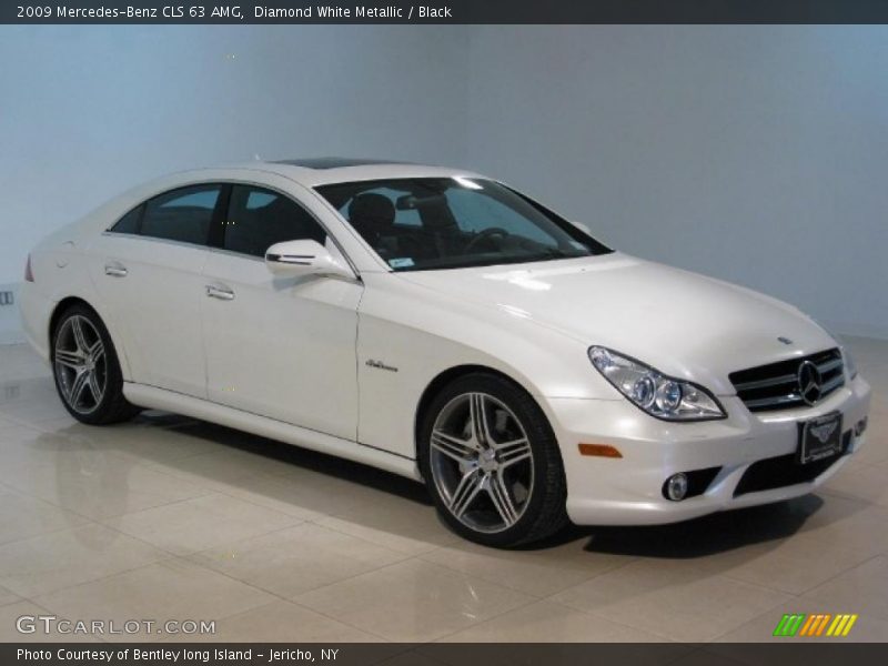 Diamond White Metallic / Black 2009 Mercedes-Benz CLS 63 AMG