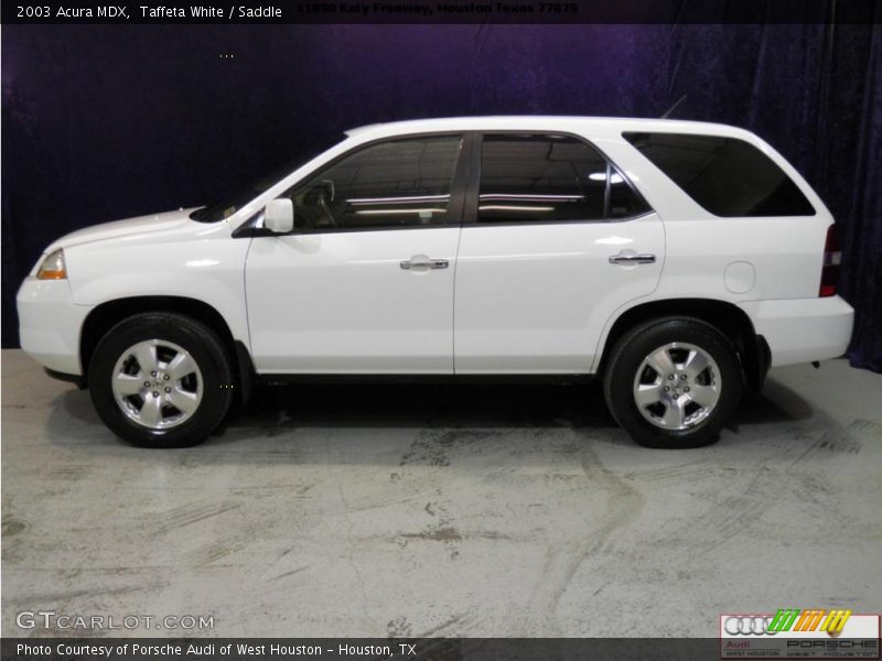 Taffeta White / Saddle 2003 Acura MDX