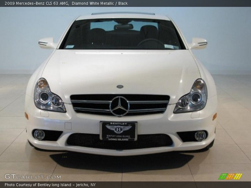 Diamond White Metallic / Black 2009 Mercedes-Benz CLS 63 AMG