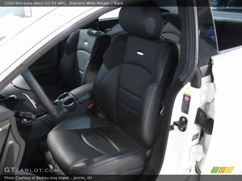 Diamond White Metallic / Black 2009 Mercedes-Benz CLS 63 AMG