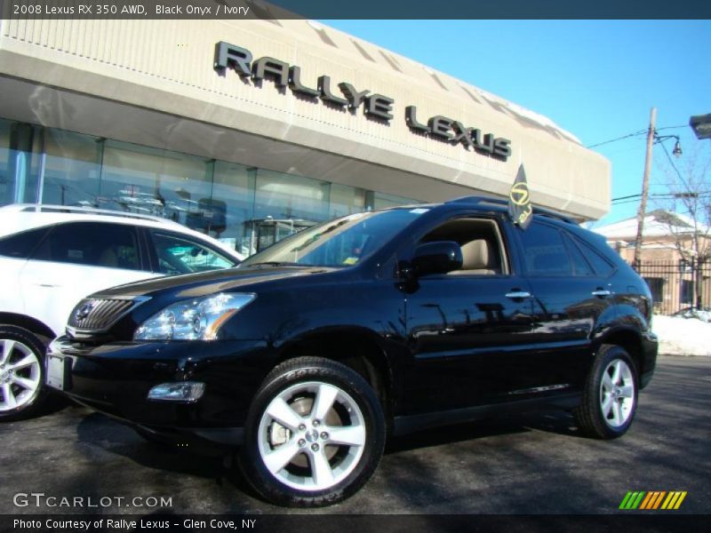 Black Onyx / Ivory 2008 Lexus RX 350 AWD