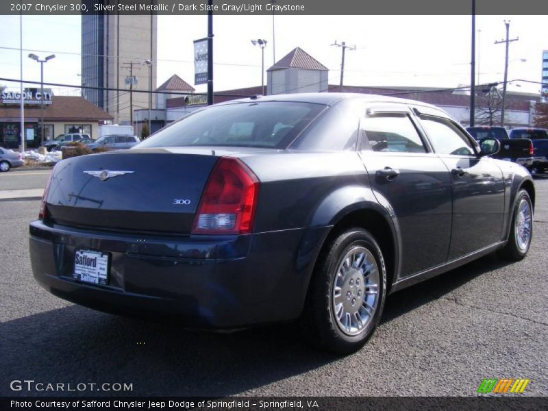 Silver Steel Metallic / Dark Slate Gray/Light Graystone 2007 Chrysler 300