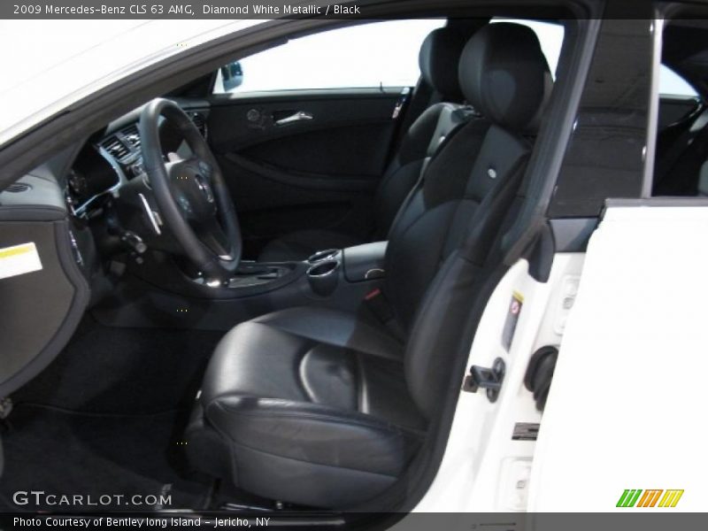Diamond White Metallic / Black 2009 Mercedes-Benz CLS 63 AMG