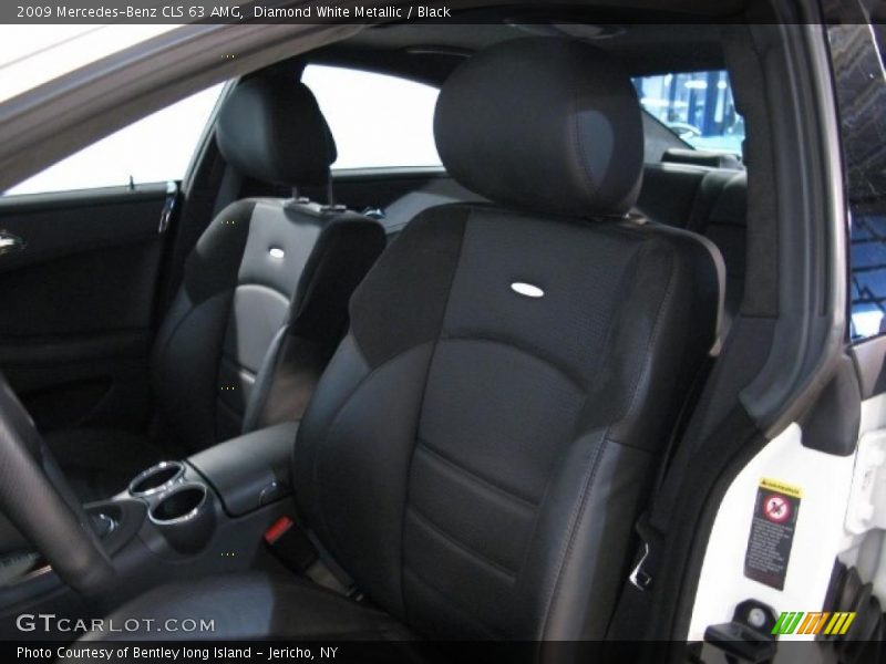 Diamond White Metallic / Black 2009 Mercedes-Benz CLS 63 AMG