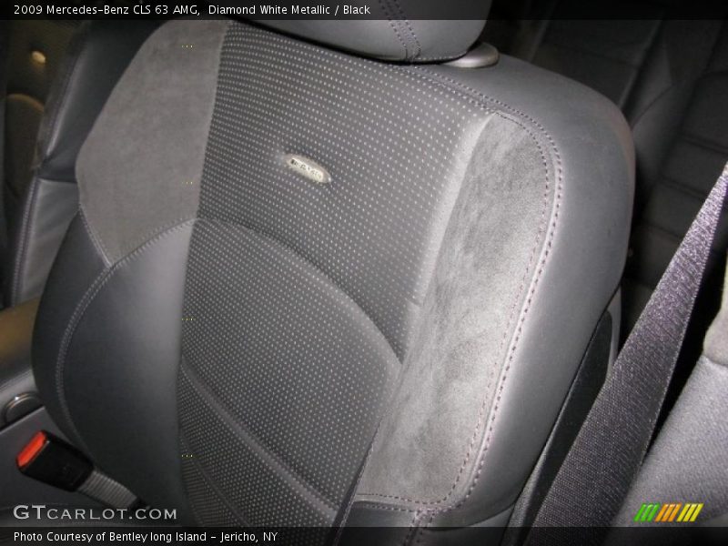 Diamond White Metallic / Black 2009 Mercedes-Benz CLS 63 AMG