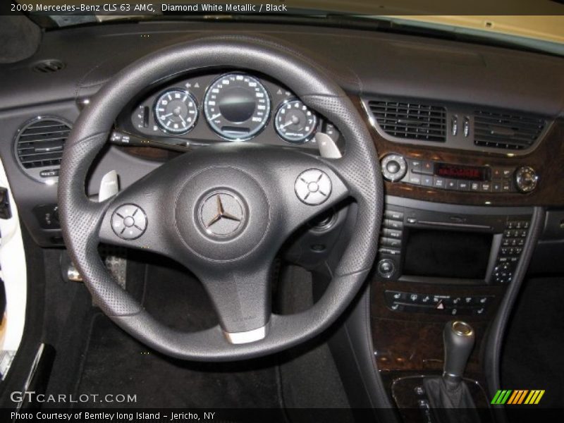 Diamond White Metallic / Black 2009 Mercedes-Benz CLS 63 AMG