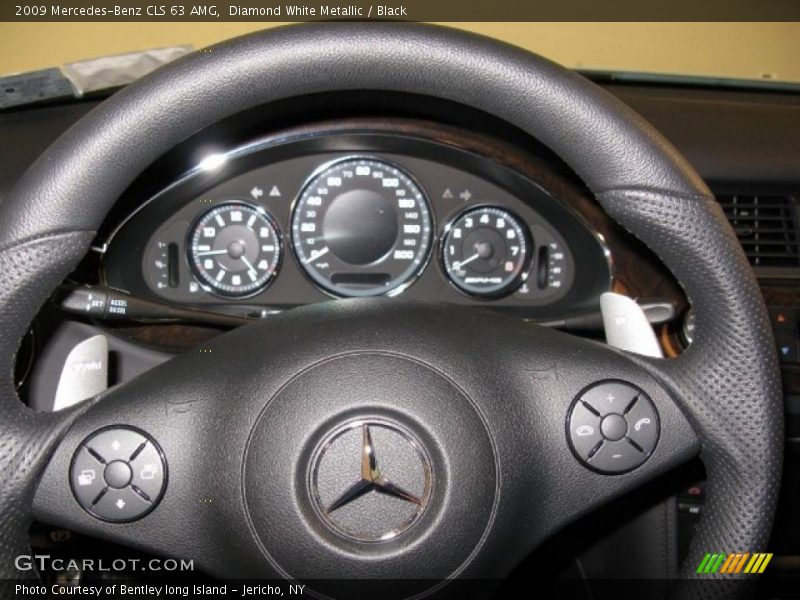 Diamond White Metallic / Black 2009 Mercedes-Benz CLS 63 AMG