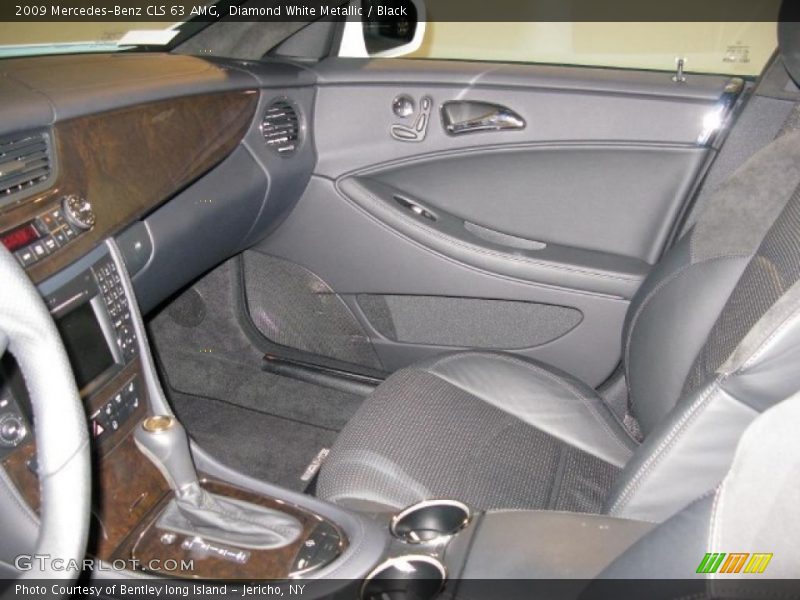 Diamond White Metallic / Black 2009 Mercedes-Benz CLS 63 AMG