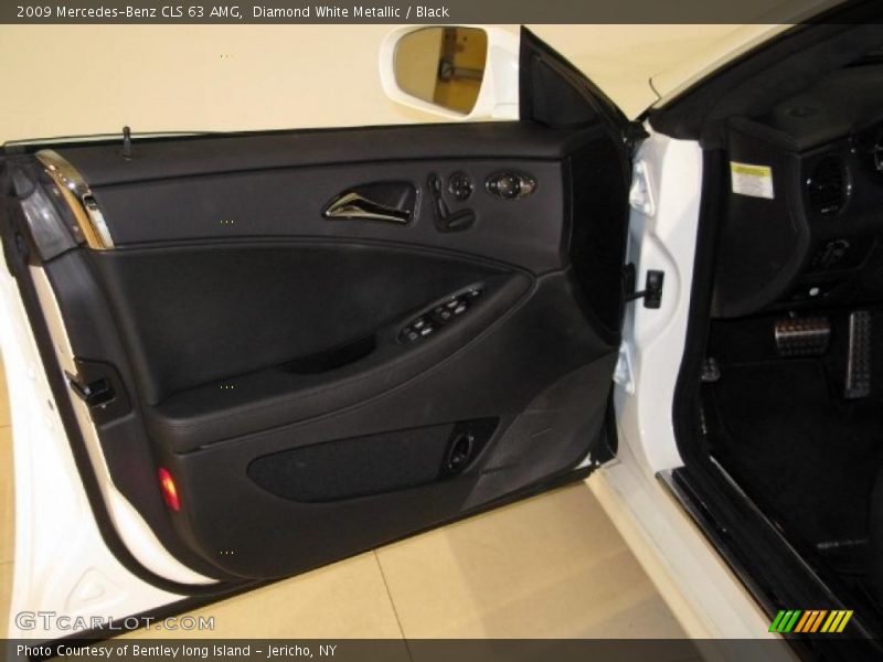 Diamond White Metallic / Black 2009 Mercedes-Benz CLS 63 AMG