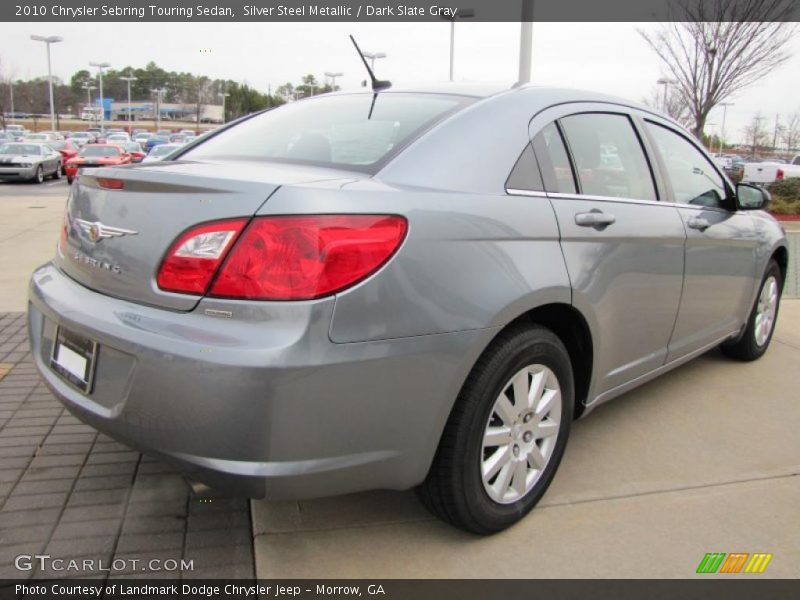 Silver Steel Metallic / Dark Slate Gray 2010 Chrysler Sebring Touring Sedan