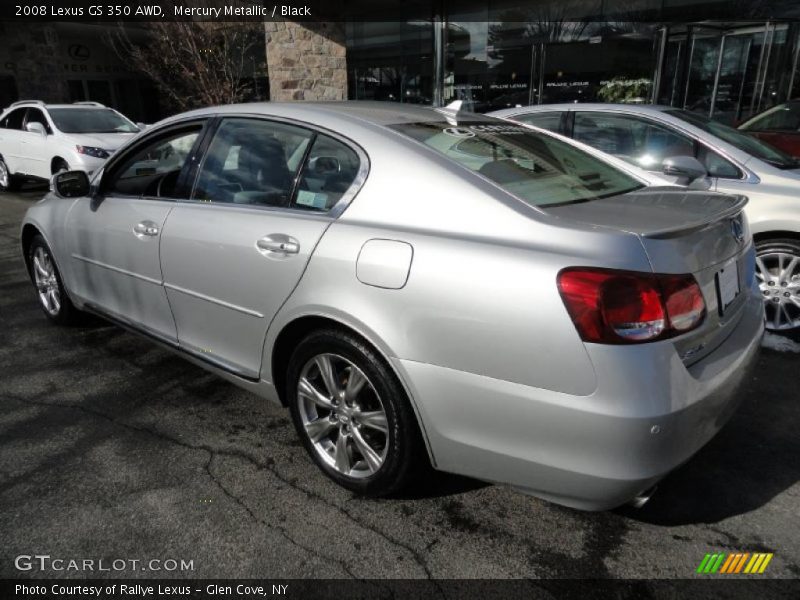 Mercury Metallic / Black 2008 Lexus GS 350 AWD