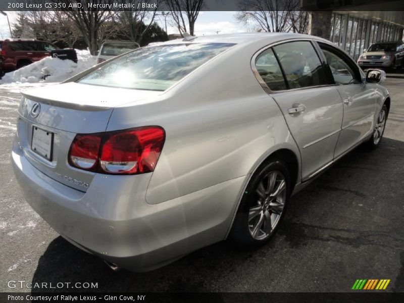 Mercury Metallic / Black 2008 Lexus GS 350 AWD