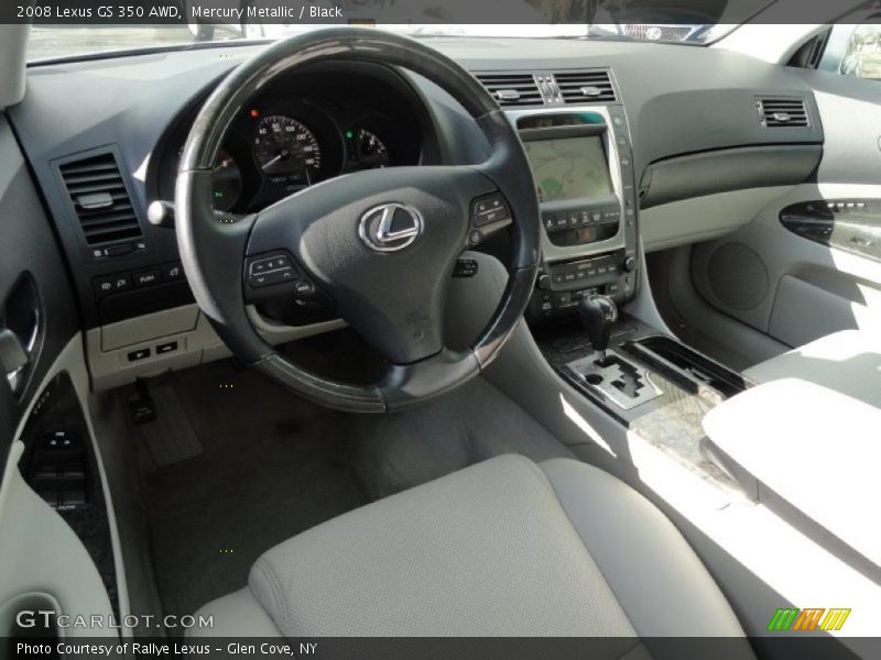 Mercury Metallic / Black 2008 Lexus GS 350 AWD
