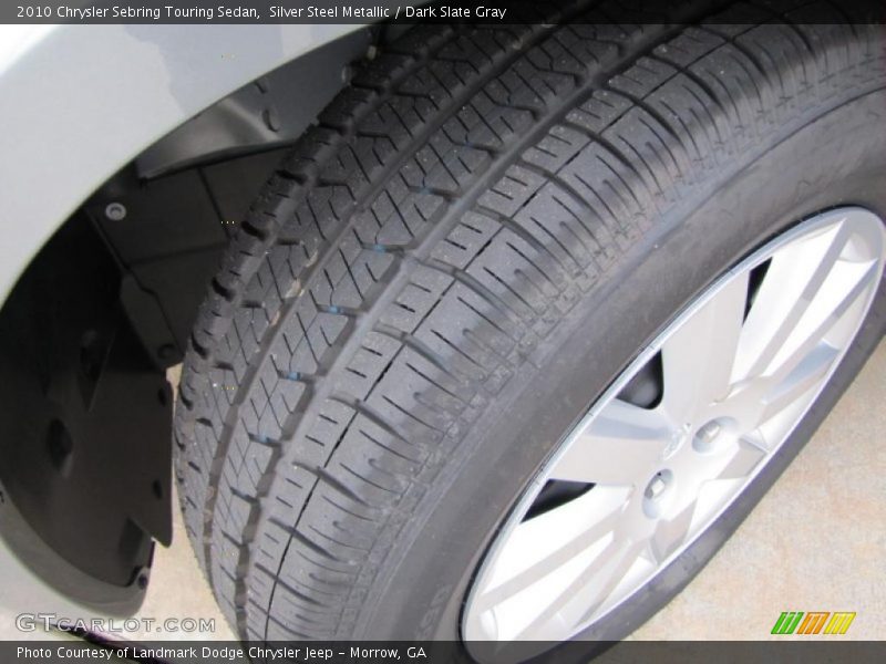 Silver Steel Metallic / Dark Slate Gray 2010 Chrysler Sebring Touring Sedan